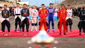 F1 drivers lienup