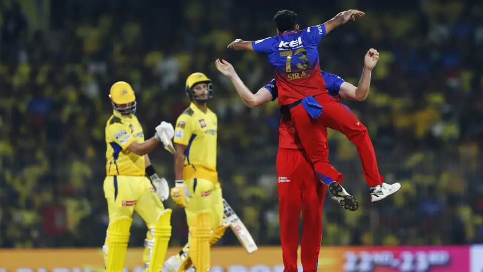 CSK vs RCB last season IPL Match.