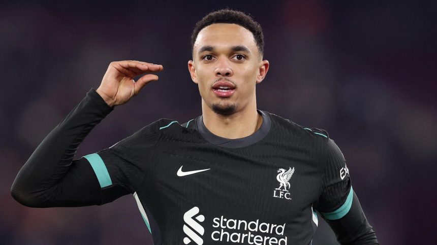 Trent Alexander Arnold Real Madrid transfer news prompted trent to do this celebration.