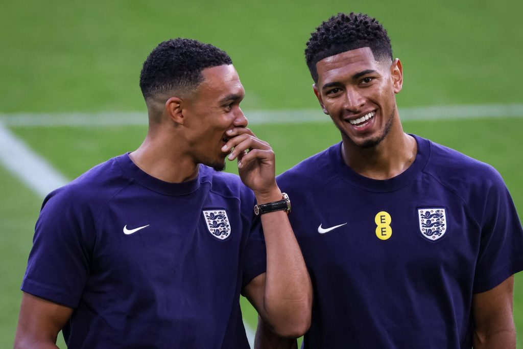 Trent and Jude Bellingham in England National team camp amid Trent Alexander-Arnold Real Madrid transfer news