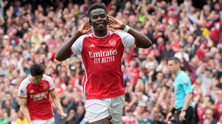 Bukayo Saka is the main threat for Arsenal as most of the attack flows through him.